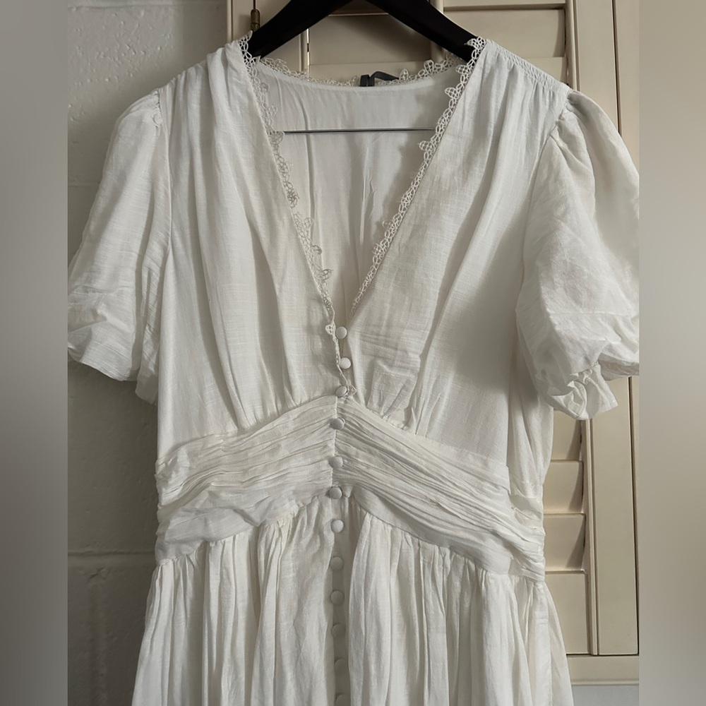 Anthropologie Katerina Button-Front Dress: Eyelet Edition - Picture 4 of 5